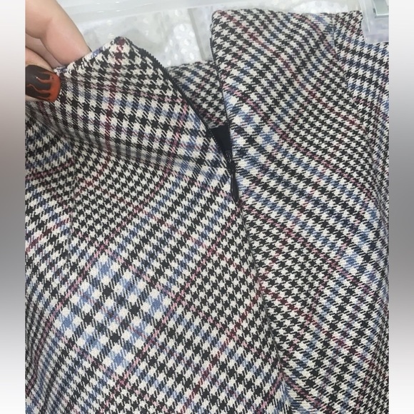 White House Black Market Multi Colored Plaid Short Pencil Skirt Women’s … - Picture 3 of 9